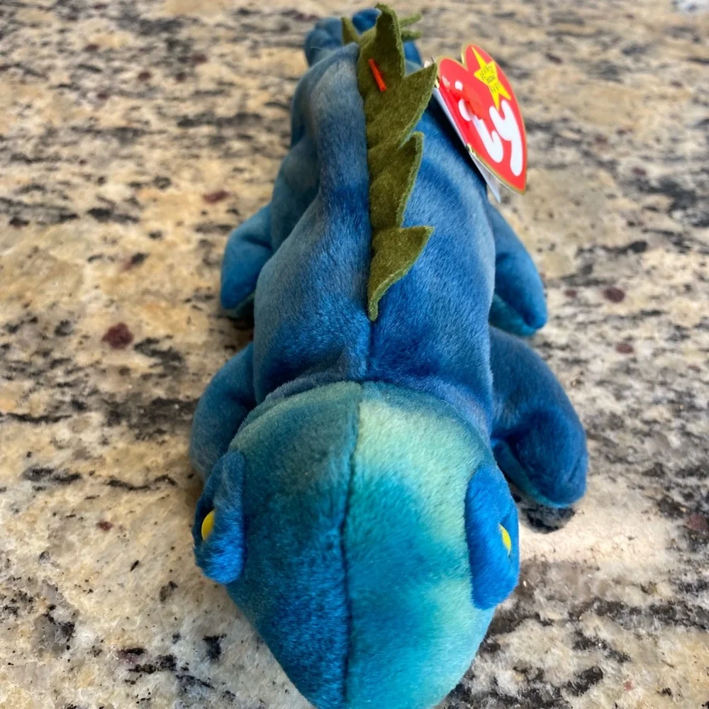 1997 TY INC. Beanie Babies Iggy the Chameleon. RARE with TAG ERRORS - Picture 3 of 8